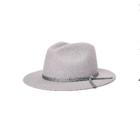 Brixton Charcoal Women's Fedora Hat - Picture 4 of 6